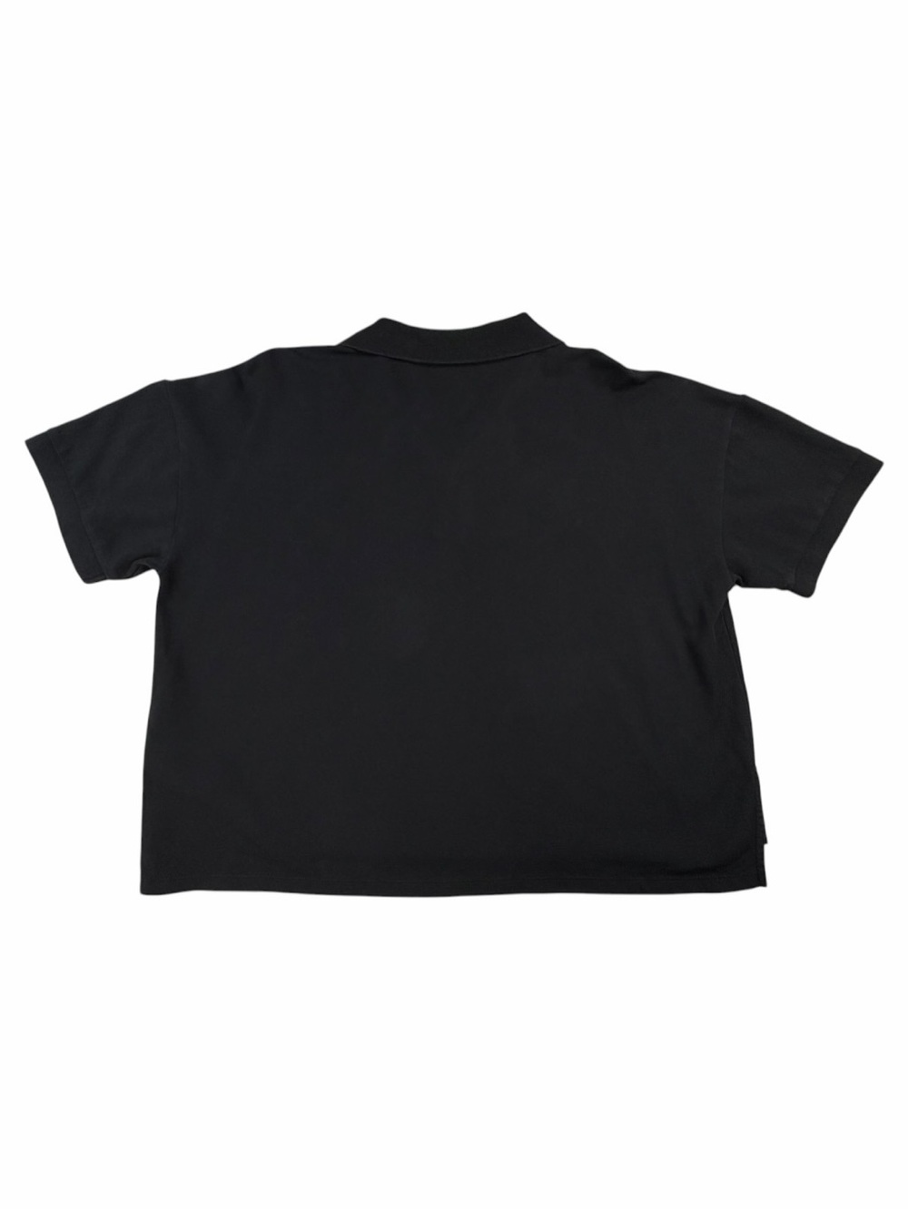 Tuckernuck Women’s Black Pique Holmes Boyfriend Polo In Black Size Large - Picture 7 of 8